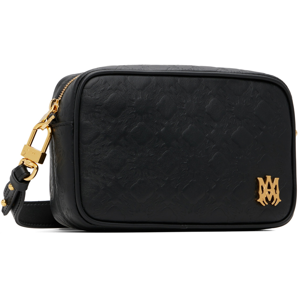 AMIRI Black MA Quad Leather Camera Bag