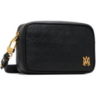 AMIRI Black MA Quad Leather Camera Bag
