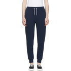 Maison Kitsune Navy Classic Tricolor Fox Lounge Pants