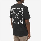 Off-White Men's Chain Arrow Slim T-Shirt in Black