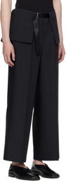 132 5. ISSEY MIYAKE Black Box Composition Solid Trousers