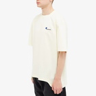 ADER Error Men's Union Logo T-Shirt in Light Yellow