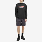 Nanga Men's Long Sleeve Eco Hybrid Box Logo T-Shirt in Black