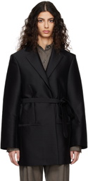 Totême Black Belted Blazer