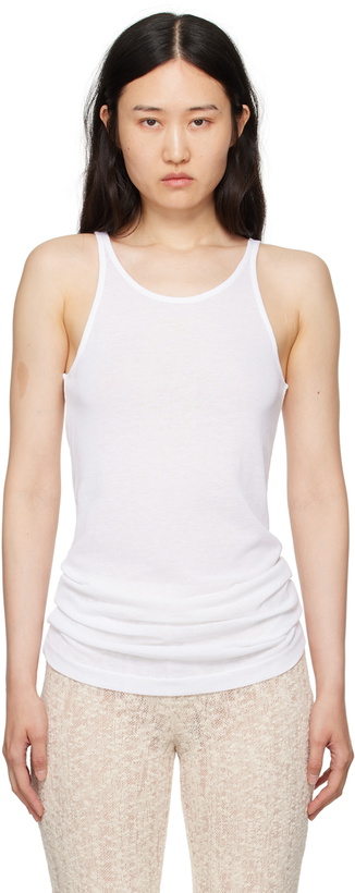 Photo: BITE White Transparent Tank Top