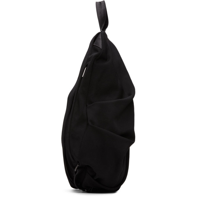 Yohji Yamamoto Black Drape Backpack