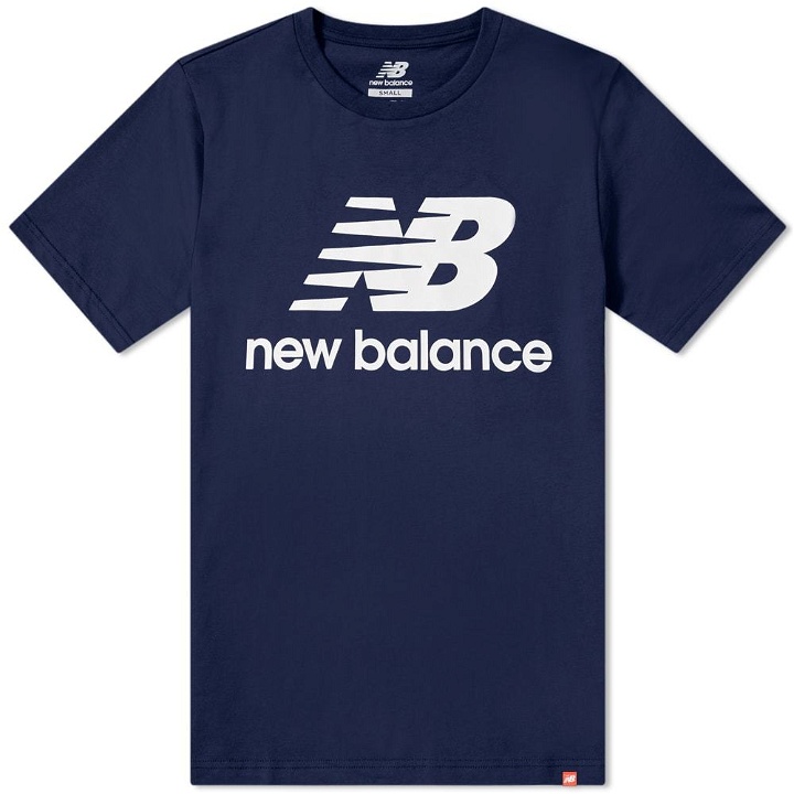 Photo: New Balance Essentials Stacked Logo Tee