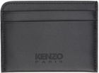 Kenzo Black Boke Flower Card Holder