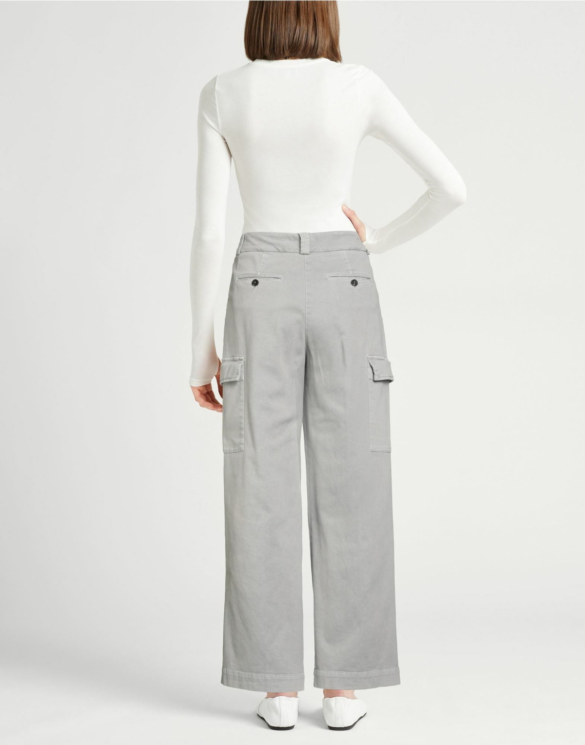 Peserico Womens Pants Light in Grey