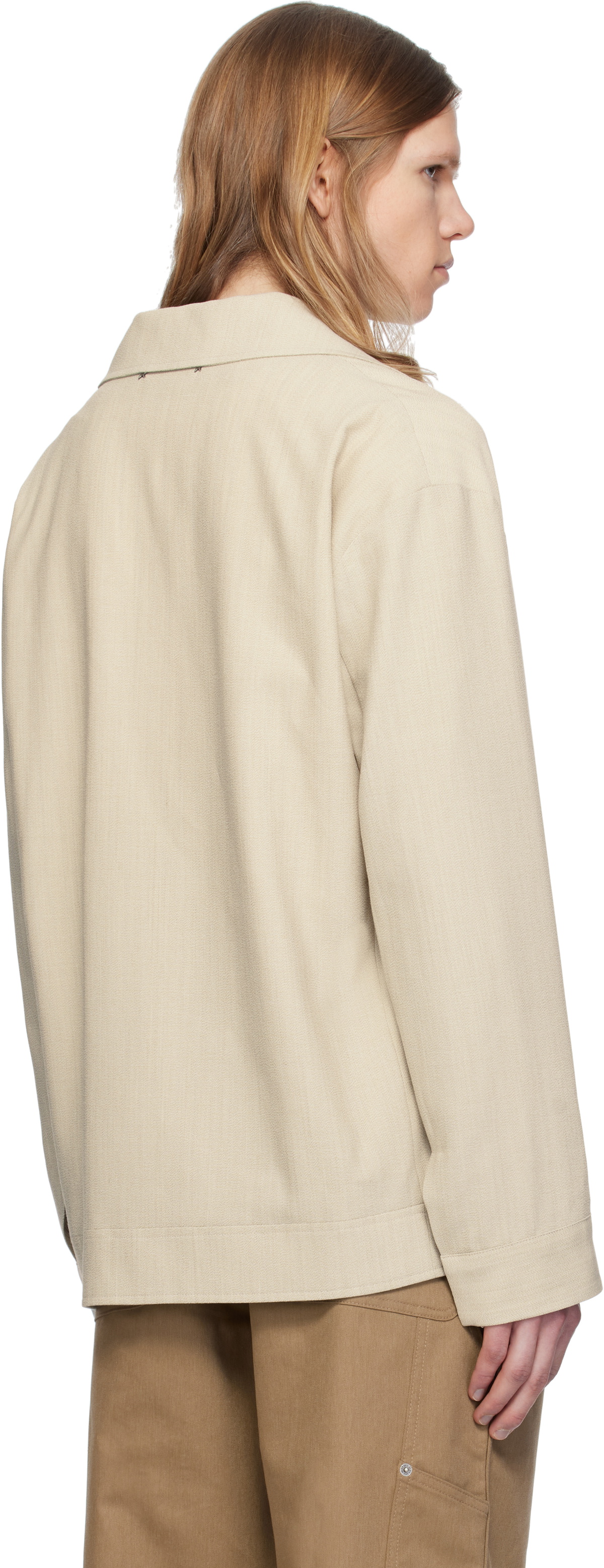 Golden Goose Beige Coach Jacket