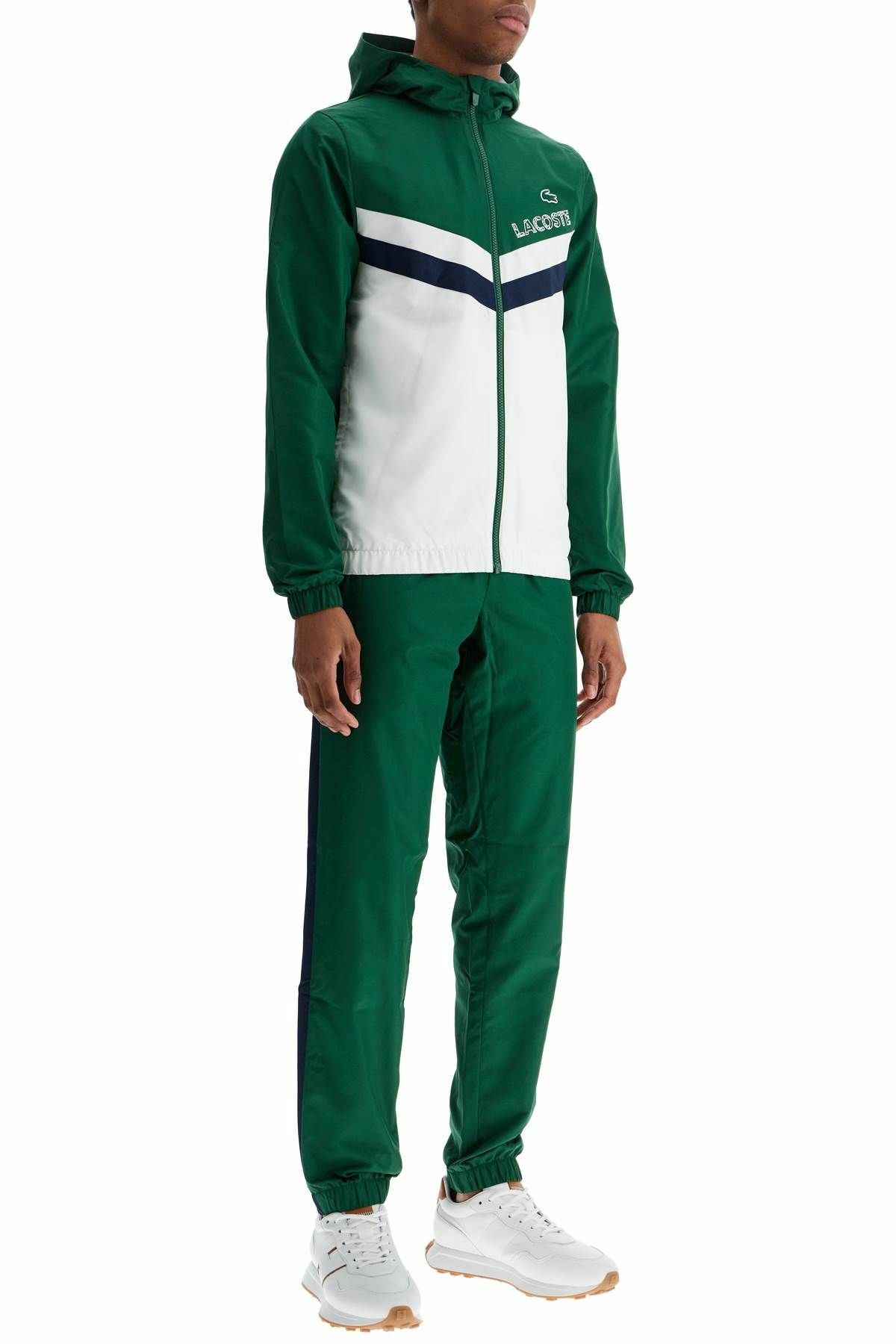 LACOSTE regular fit sports tracksuit Green