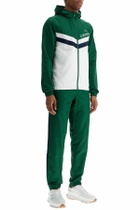 LACOSTE regular fit sports tracksuit Green