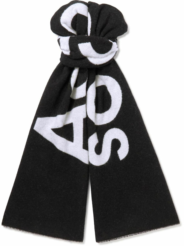 Photo: Acne Studios - Logo-Jacquard Wool-Blend Scarf