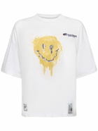 MIHARA YASUHIRO Smiley Face Printed Cotton T-shirt