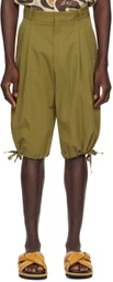 Bonsai Khaki Drawstring Shorts