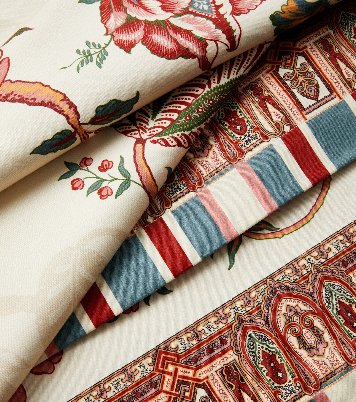 Etro Fleur printed cotton tablecloth and napkins set