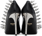 Moschino Black Spikes Heels