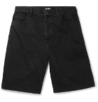 Raf Simons - Wide-Leg Denim Shorts - Men - Black