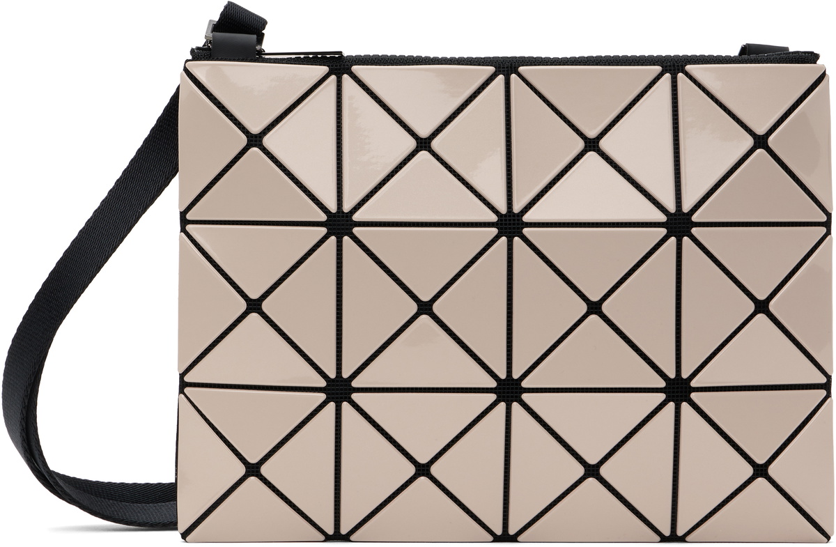 Bao Bao Issey Miyake White and Yellow Pixel Messenger Bag