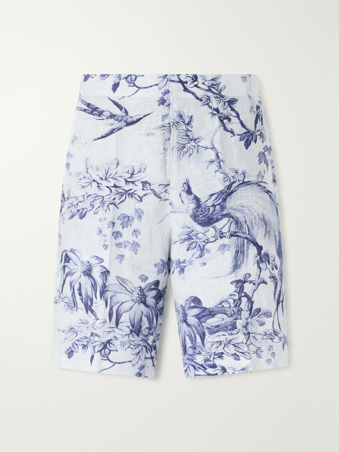 Orlebar Brown - Laurent Straight-Leg Linen Shorts - Blue