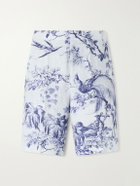 Orlebar Brown - Laurent Straight-Leg Linen Shorts - Blue