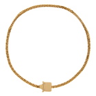 1017 ALYX 9SM Gold Mini Cubix Chain Necklace