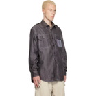 Maison Margiela Purple Double-Dyed Workwear Shirt
