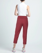 Manila Grace Womens Pants Garnet