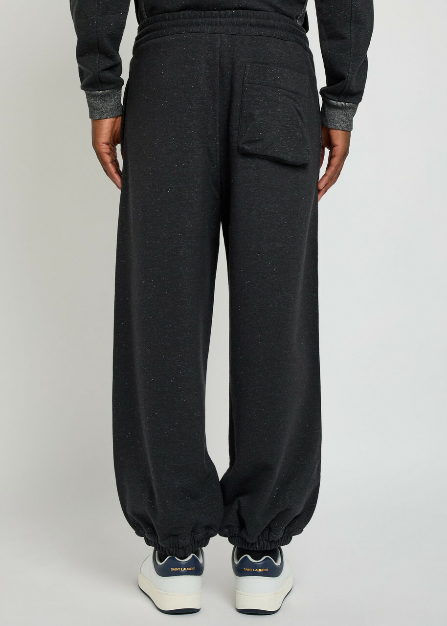 Vivienne Westwood Ibiza Panelled Cotton-blend Sweatpants Charcoal