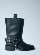 GANNI Mid Shaft Biker Boots
