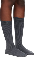 Coperni Gray Knit Socks