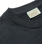 Aries - Logo-Print Fleece-Back Cotton-Jersey Sweatshirt - Black