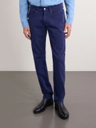 Peter Millar - Crown Straight-Leg Cotton-Canvas Trousers - Blue