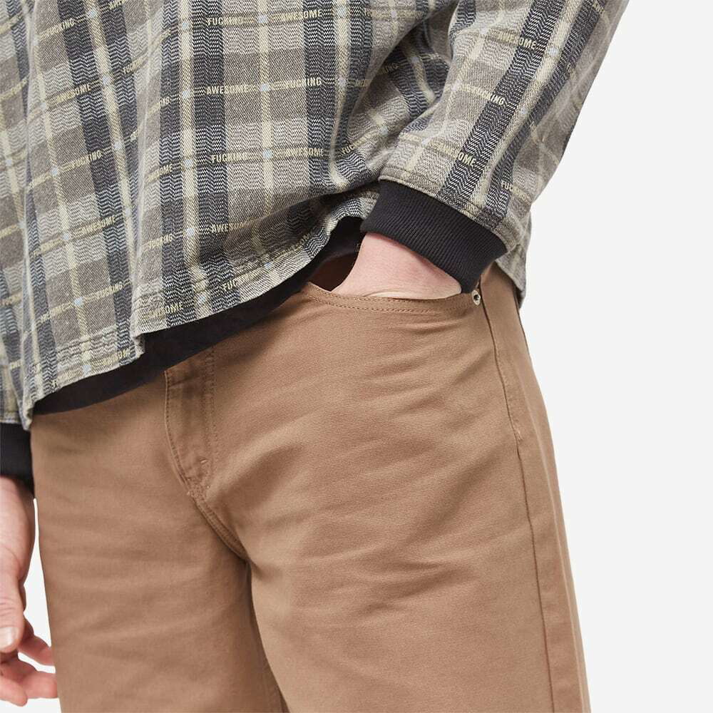 DANCER: Gray Five-Pocket Trousers
