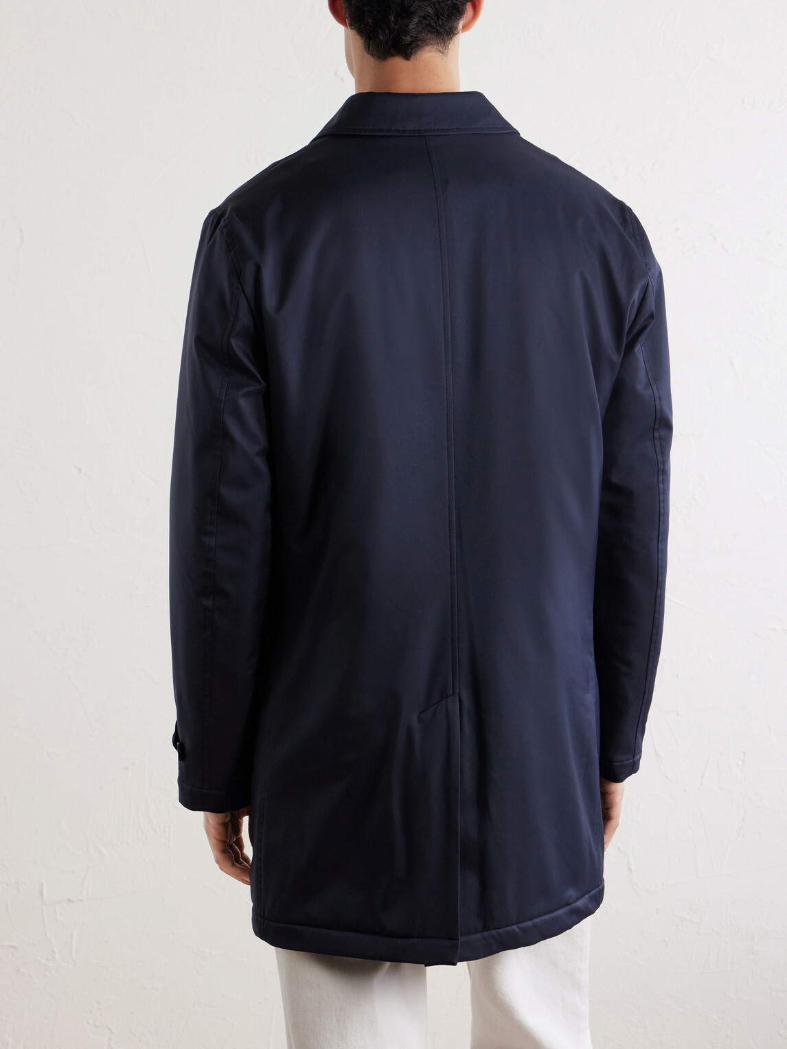 Kiton - Reversible Padded Twill Jacket - Blue