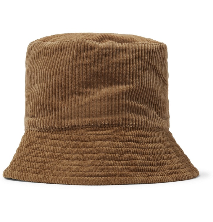 Photo: Engineered Garments - Cotton-Corduroy Bucket Hat - Brown