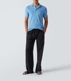 Fedeli Cotton terry polo shirt