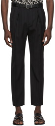 Saint Laurent Black Gabardine Trousers