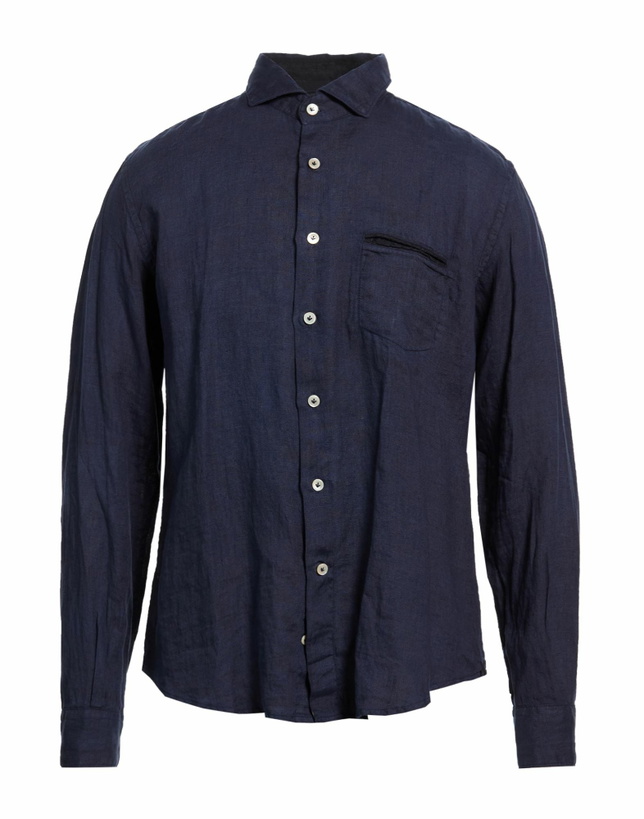 Photo: Eleventy Platinum Mens Shirt in Navy