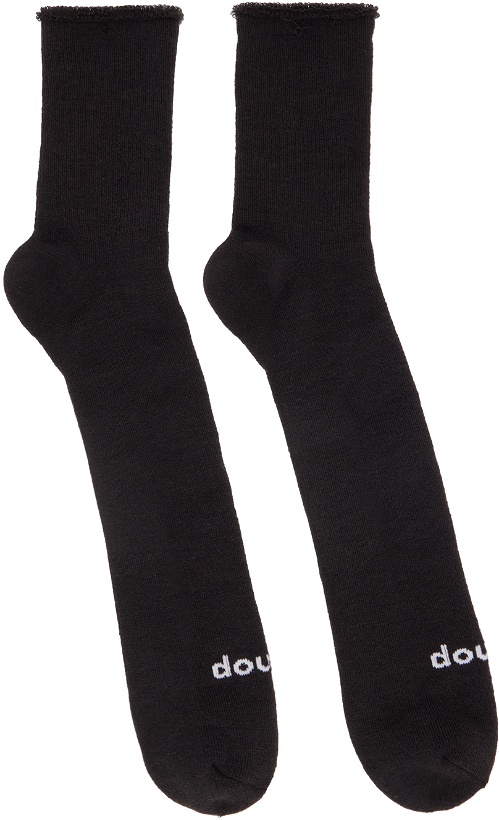 Photo: Doublet Black Big Feet Socks