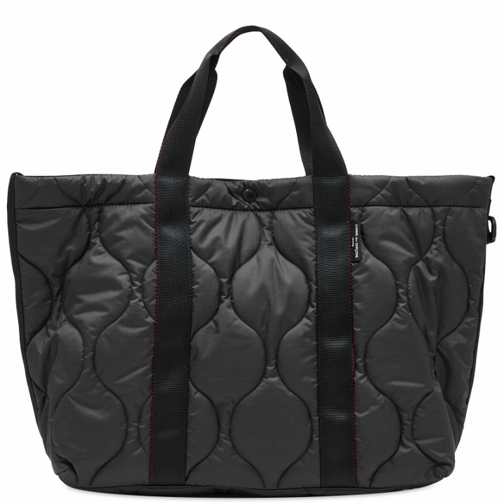 Photo: Comme Des Garçons Homme Men's Quilted Tote Bag in Black