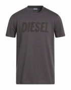 Diesel Mens T-shirt Charcoal