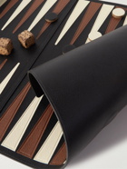 Métier - Portable Leather Backgammon Set