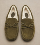 Tod's Gommino® shearling-lined suede boat shoes