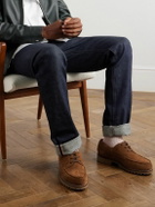 J.M. Weston - Suede Derby Shoes - Brown