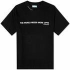 3.Paradis Women's More Love Oversized T-Shirt in Black