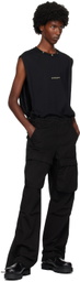 Givenchy Black Embroidered Logo Tank Top