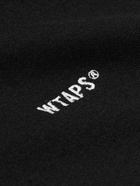 WTAPS - Logo-Embroidered Cotton-Jersey T-Shirt - Black