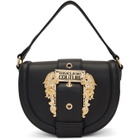 Versace Jeans Couture Black Leather Shoulder Bag