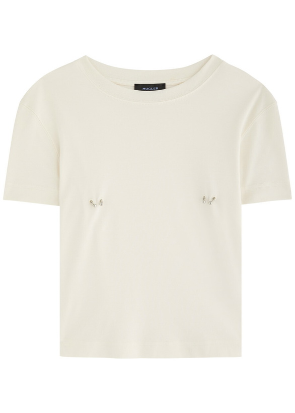 Photo: Mugler Piercing Cotton T-shirt White